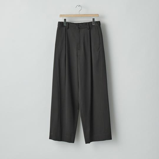 W/SI SATIN TWIST SEAM WIDE EASY TROUSERS (ST.1098)