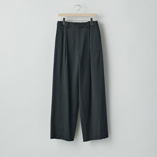 W/SI SATIN TWIST SEAM WIDE EASY TROUSERS (ST.1098)